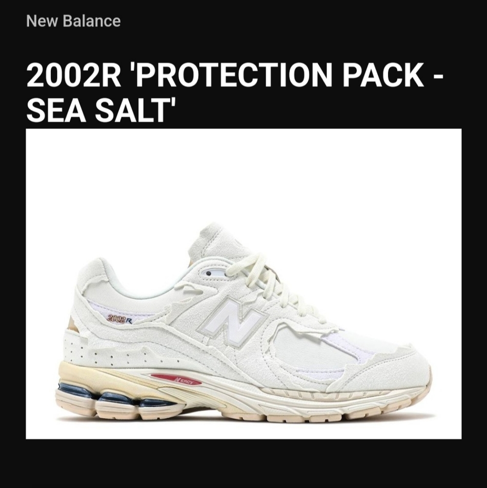 New Balance 2002r Protection Pack Sea Salt Kicks.